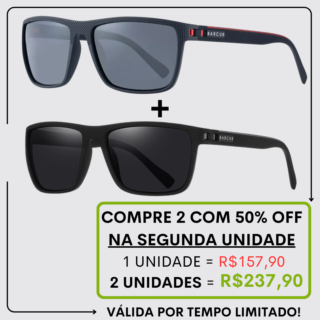 Promoção do óculos Italy levando duas unidades com desconto