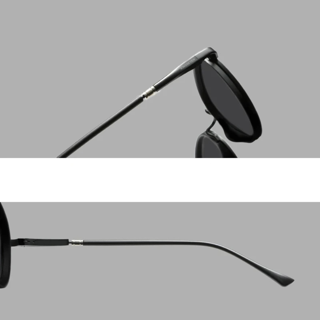 detalhes da armação do Oculos de sol aros, um modelo exclusivo lançamento 2025