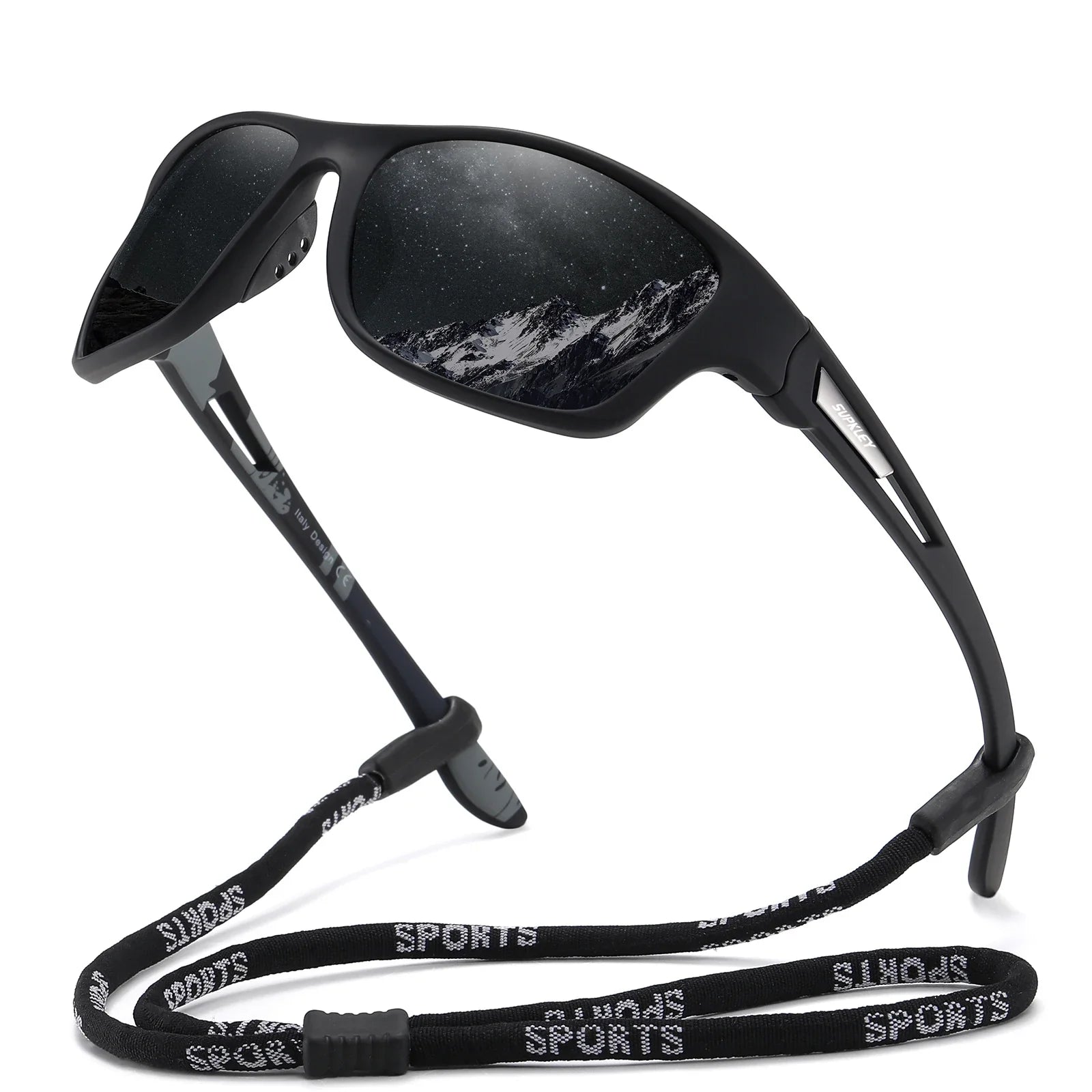 oculos de sol esportivo supkley preto perfeito para atividades ao ar livre